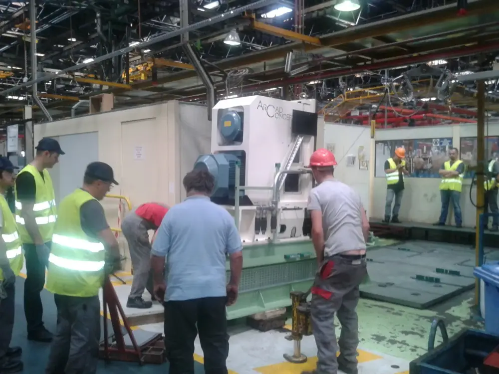 Mise en place sur site